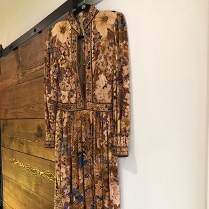 Leonard floral midi length one of a kind